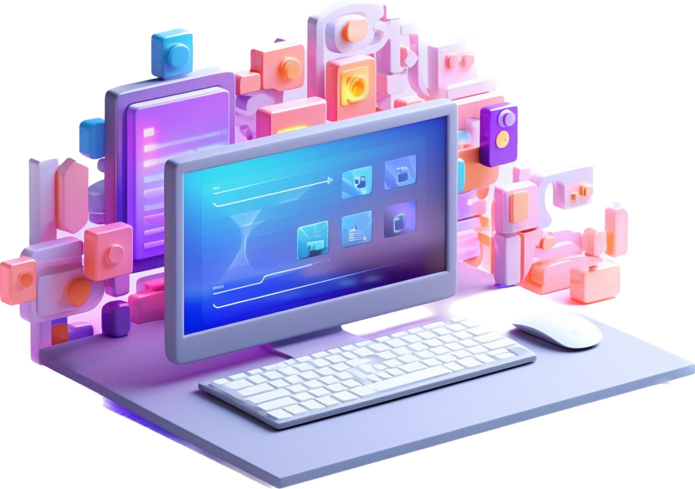 Professional woman smiling while working on a laptop, illustrating remote work, productivity, and modern business.